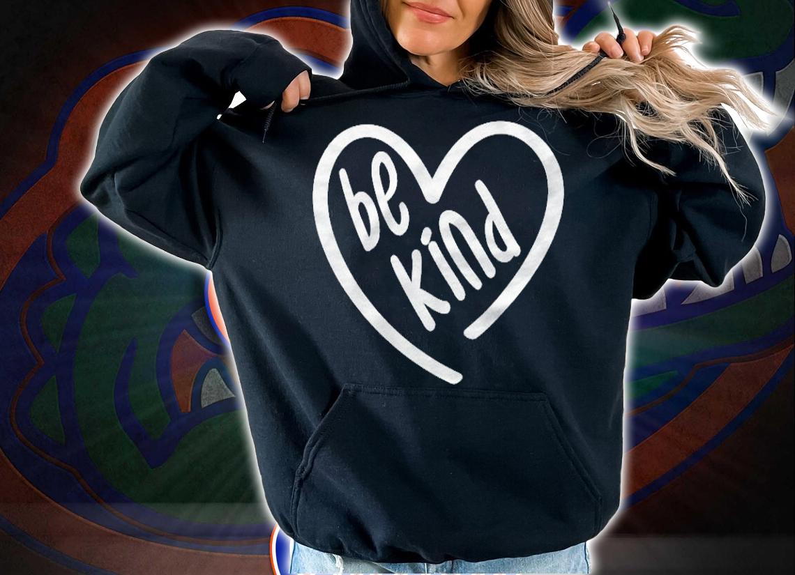 Unity Day Wear Orange Funny Be Kind We Wear Orange Heart Shirt hoodie