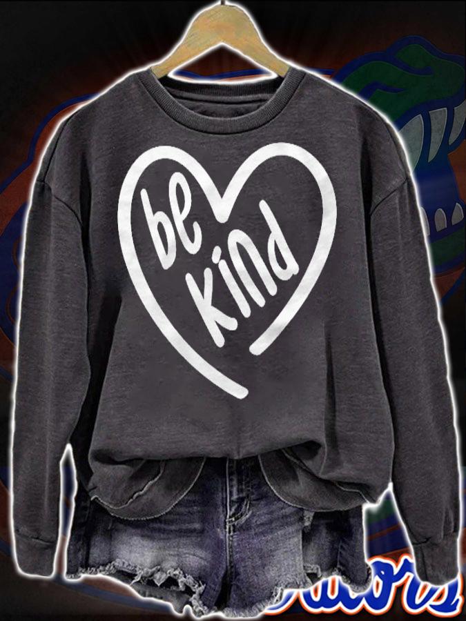 Unity Day Wear Orange Funny Be Kind We Wear Orange Heart Shirt sweatshirt