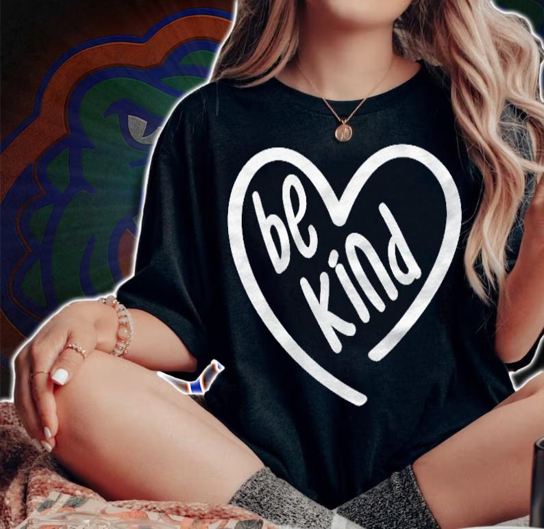 Unity Day Wear Orange Funny Be Kind We Wear Orange Heart Shirt woman shirt