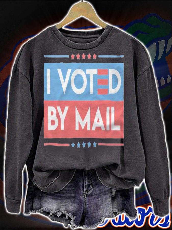 I Voted Democrat Joe Biden By Mail T-Shirt sweatshirt