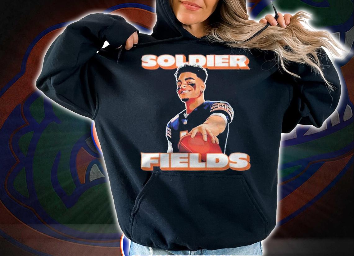 Justin Fields Chicago Bears soldier fields T-shirt hoodie