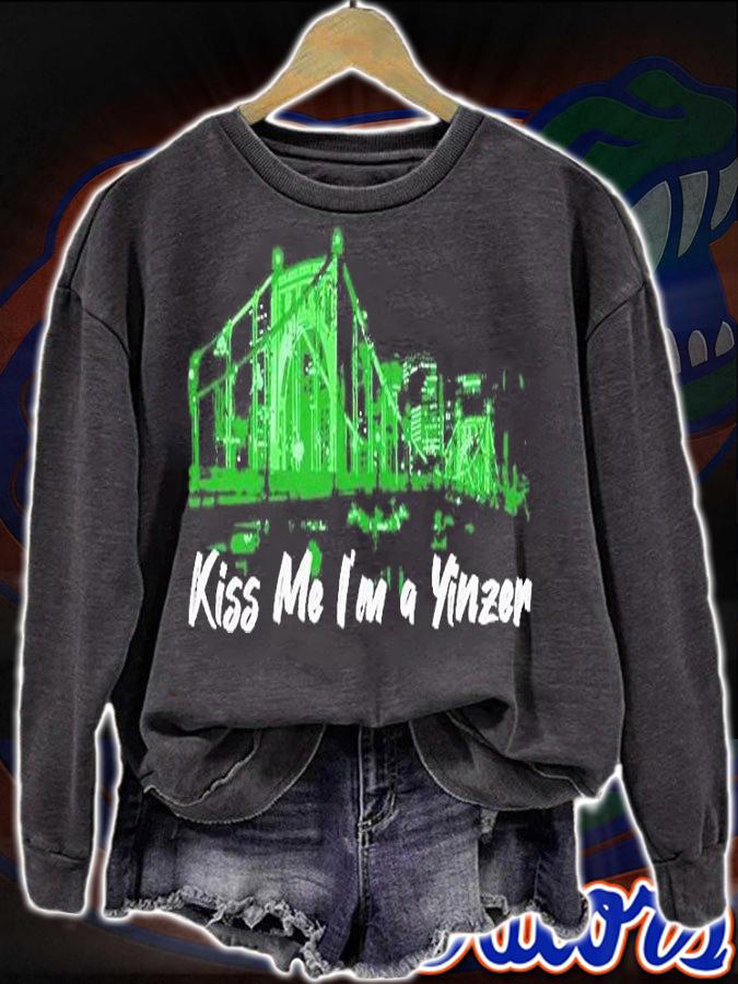 Kiss Me I'm A Yinzer T-Shirt sweatshirt