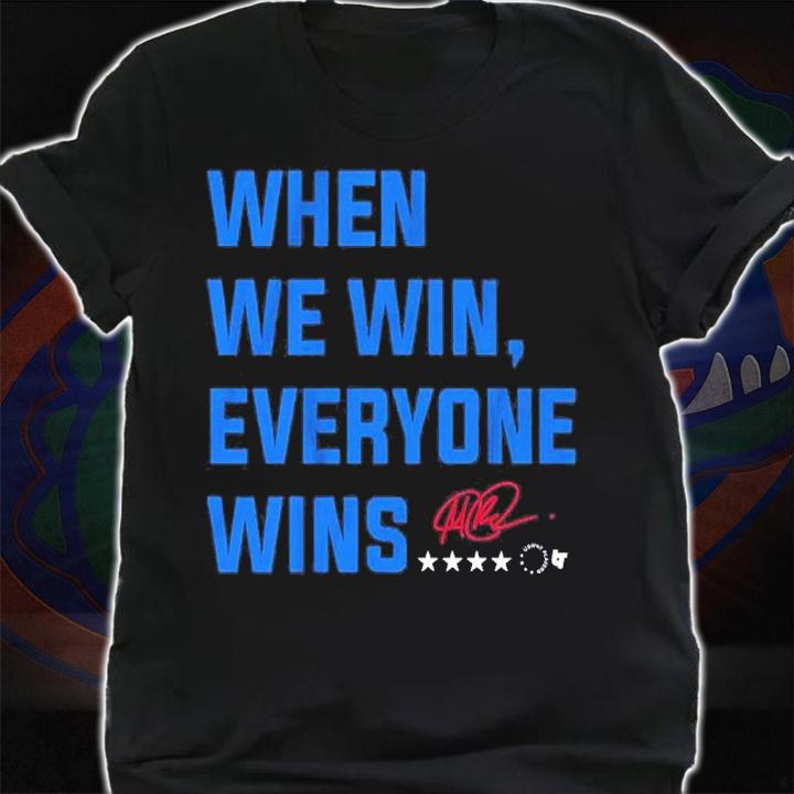 Megan Rapinoe When We Win Everyone Wins Shirt