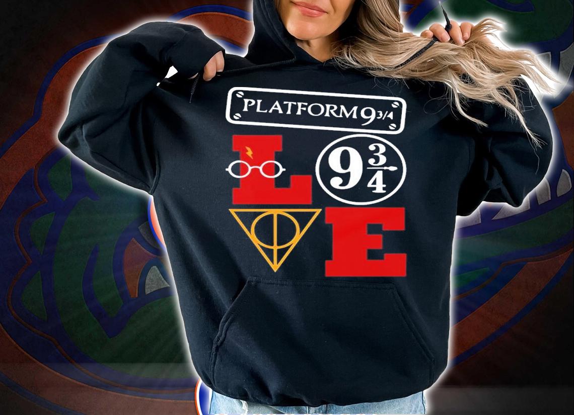 Platform 9 Potterhead Love Harry Potter Iconic Movie shirt hoodie