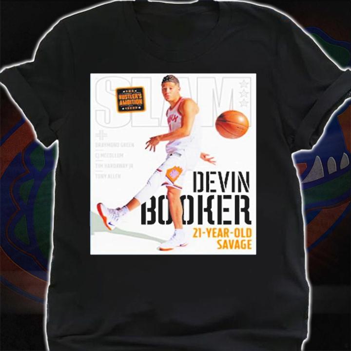 Devin Booker Slam Magazine Cover Phoenix Suns T-Shirt shirt