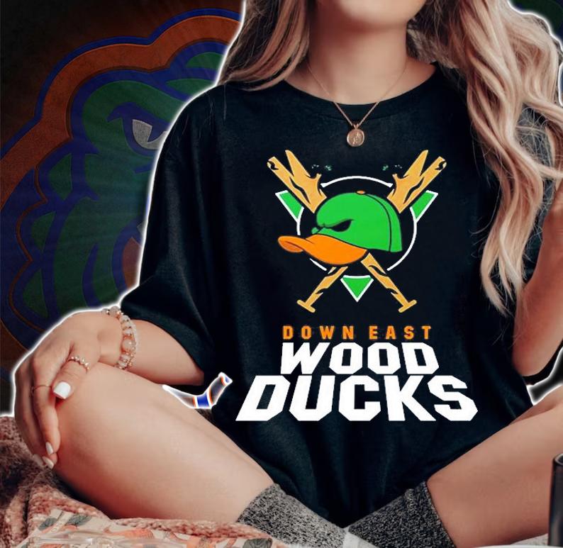 Gowoodducks Down East Wood Ducks T-Shirt woman shirt