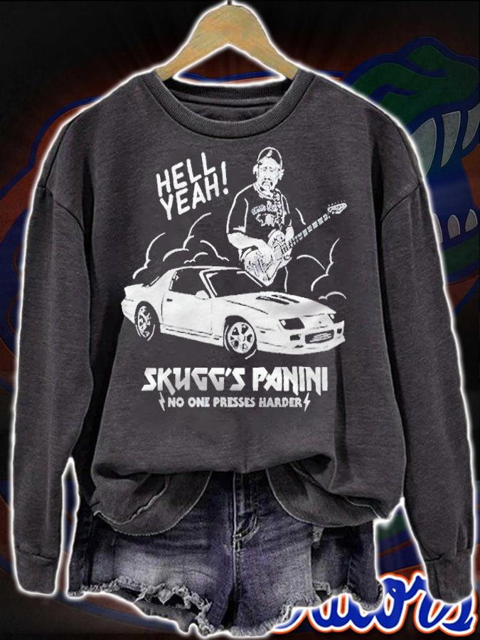 Hell Yeah Skugg's Panini no one presses harder T-shirt sweatshirt