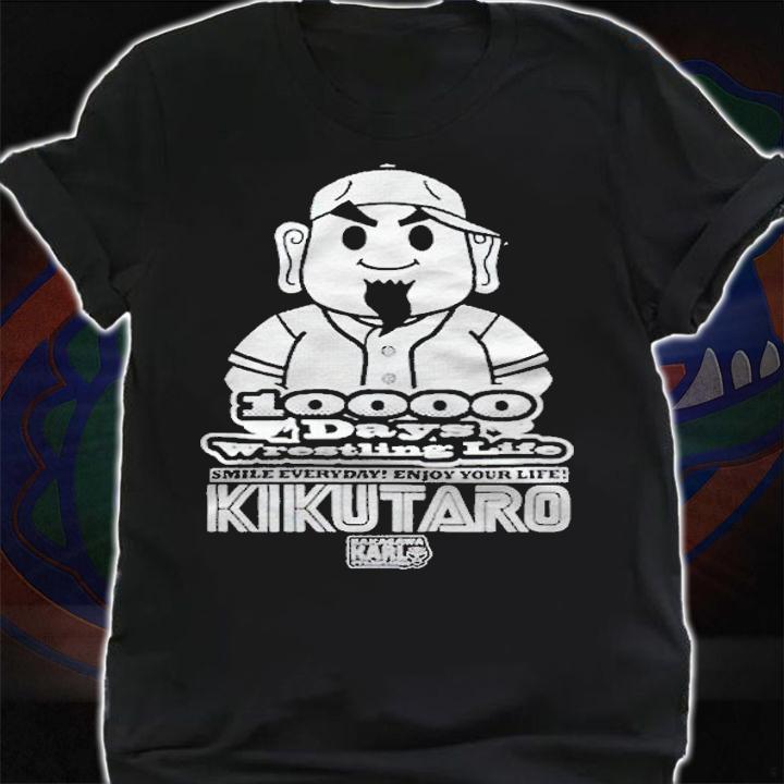 Kikutaro 10000 days wrestling life T-shirt