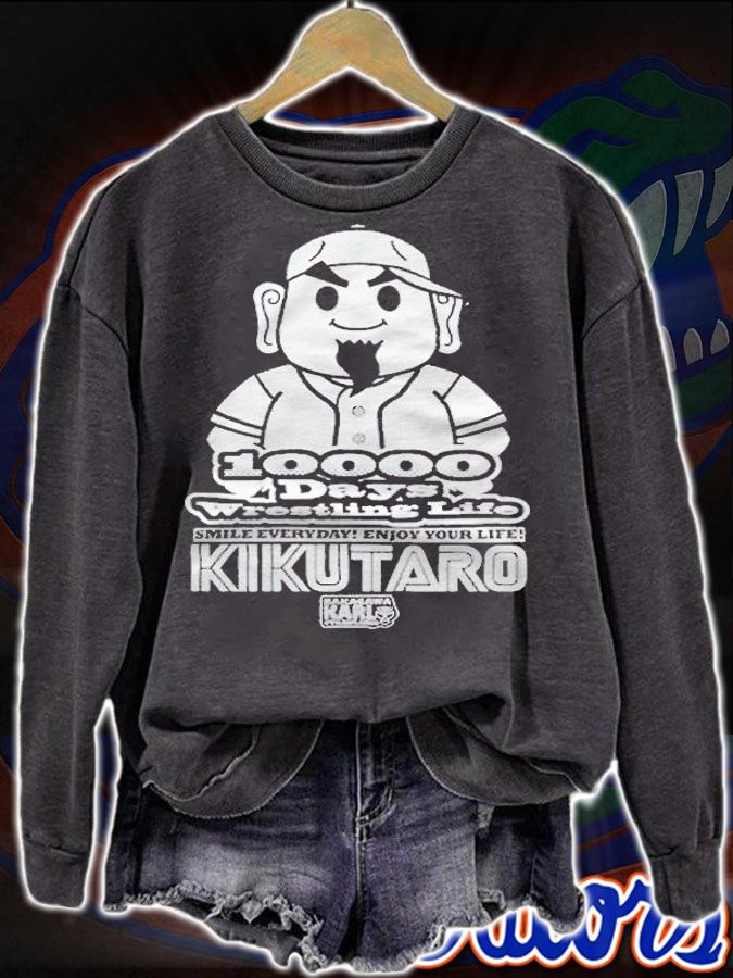 Kikutaro 10000 days wrestling life T-shirt