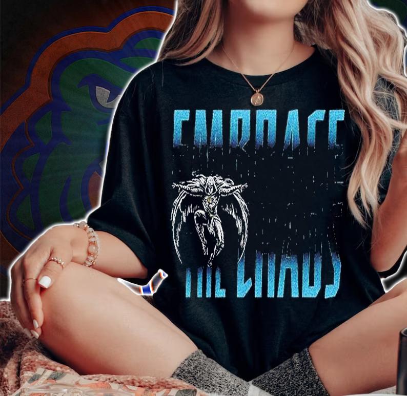 Marvel Moon Knight Embrace The Chaos Gradient T-Shirt woman shirt