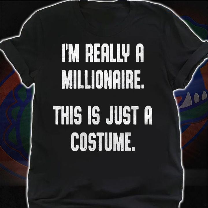 Millionaire Costume Women Men Girls Boys Halloween Shirt shirt