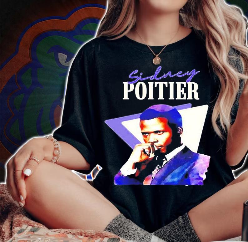 Rip Sidney Poitier  Rest In Peace Sidney Poitier 1927-2022 T-Shirt woman shirt