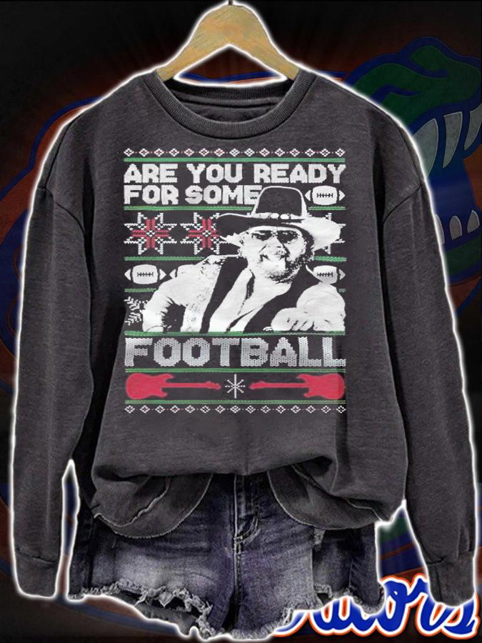 The Hank Are You Ready For Some Football Tacky Ugly Christmas Sweater t-shirt sweatshirt