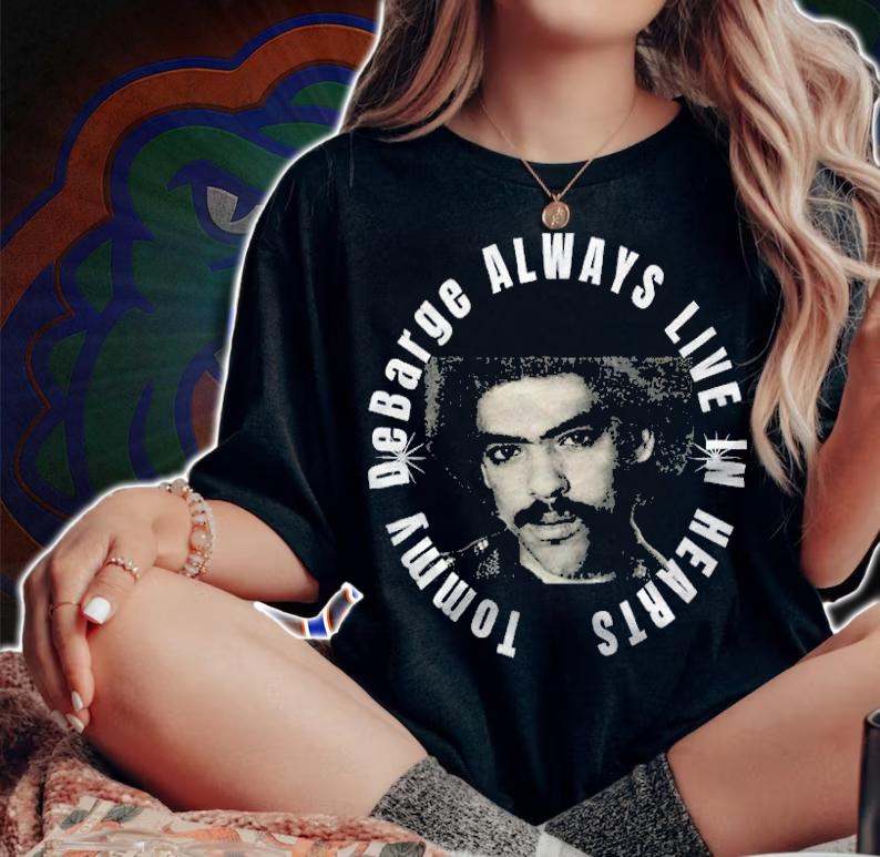 Tommy DeBarge always live in hearts shirt woman shirt
