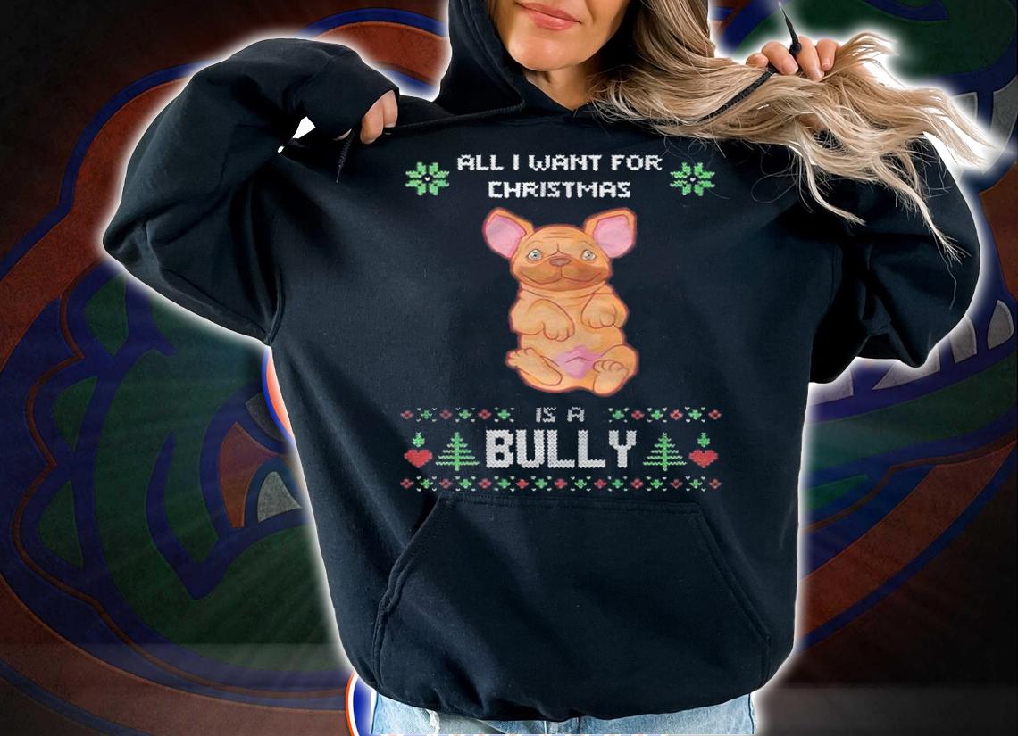 Ugly all I want for Christmas is a Bully T-shirt