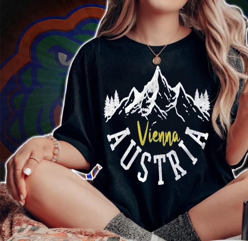 Vienna Austria Mountains Nature Travel Souvenir Gift Shirt woman shirt