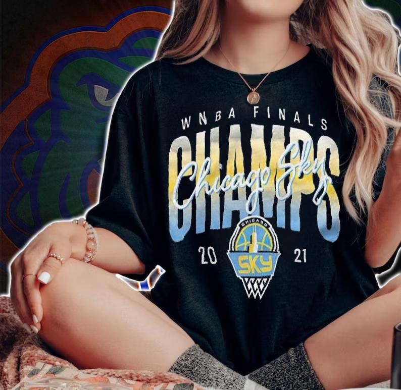 WNBA Finals Champions Chicago Sky T-Shirt woman shirt