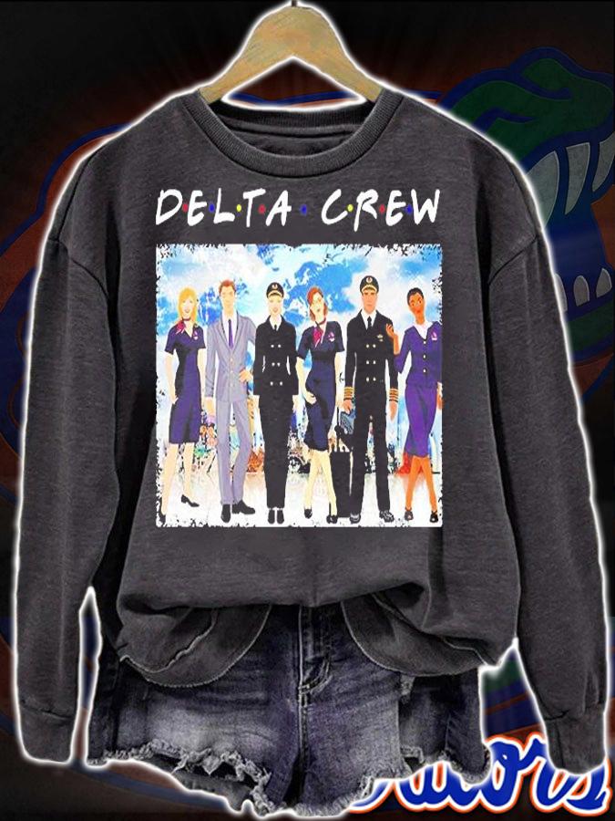 Delta Crew Flight Attendant T-Shirt sweatshirt