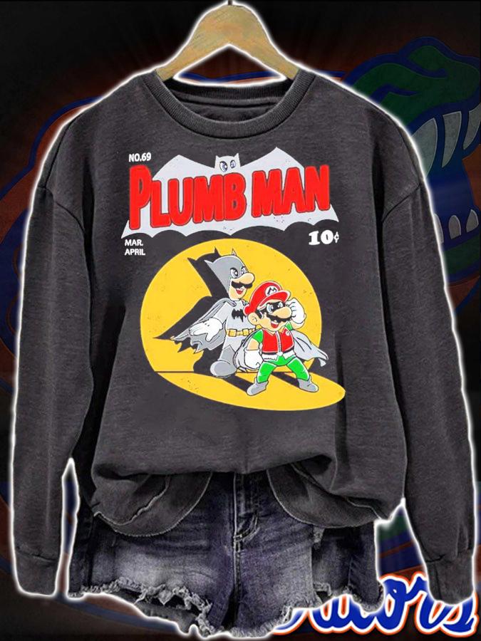 Plumb Man Luigi And Mario X Comic Cover Shirt sweatshirt