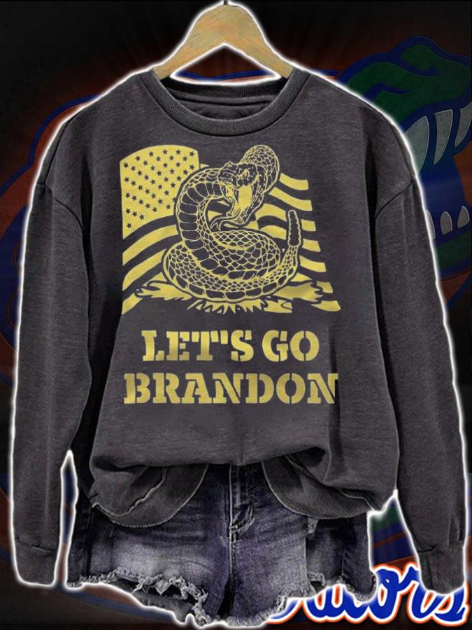 Trending let's Go Brandon Gadsden Flag Impeach Biden T-Shirt sweatshirt