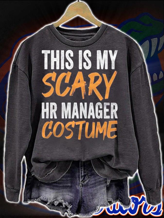 This Is My Scary Hr Manager Costume Halloween Funny Shirt