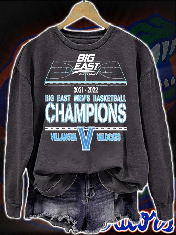 Villanova Wildcats 2022 NCAA Big East Conference Men's Basketball T-Shirt