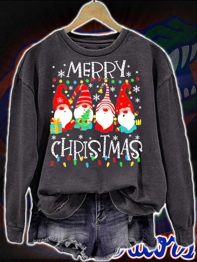 Gnomies Merry Christmas Xmas Light T-Shirt