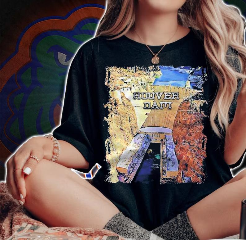 Hoover Dam Usa Arizona Nevada Gift Shirt woman shirt