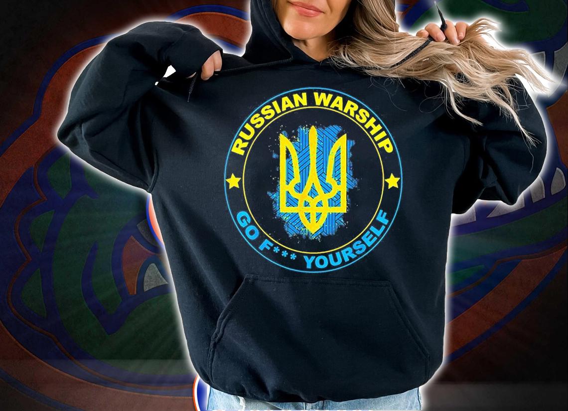 I Stand With Ukraine Flag Russian Go F Yourself Free Ukraine T-Shirt hoodie