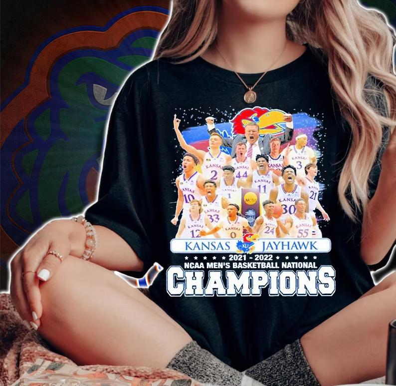 Kansas Jayhawks NCAA 2022 Champions T-Shirt