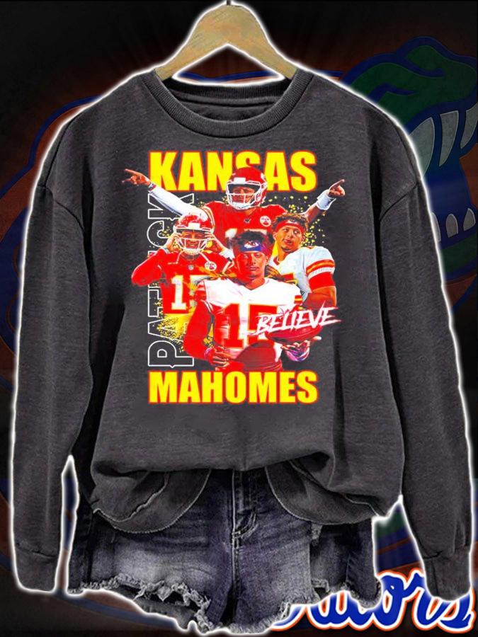 Mahomes Kansas City No.15 Fan Kansas City Chiefs NFL Shirt sweatshirt