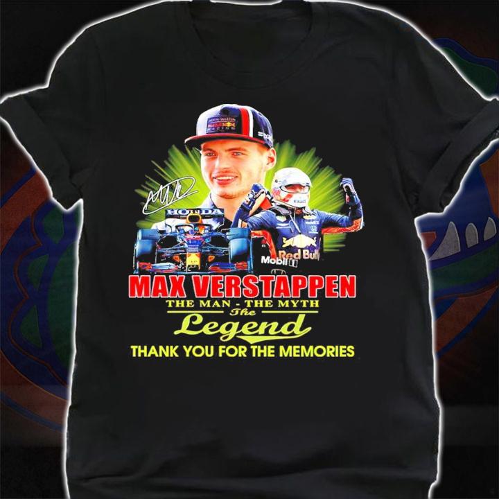 Max Verstappen the man the myth the legend signature shirt shirt