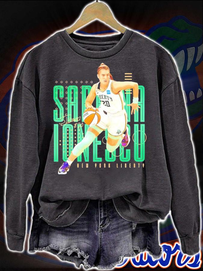 Sabrina Ionescu New York Liberty signature shirt