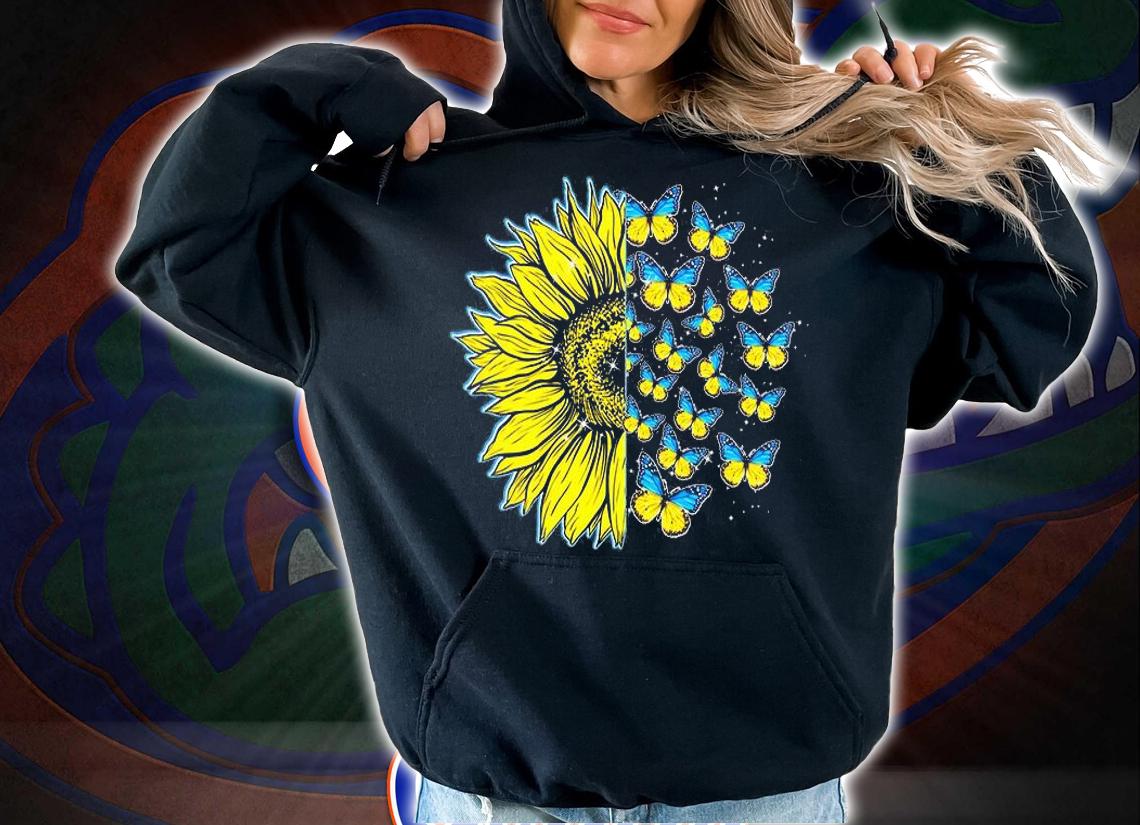 Ukraine Shirt Ukraine Sunflower Ukrainian Flag Sunflower T-Shirt hoodie