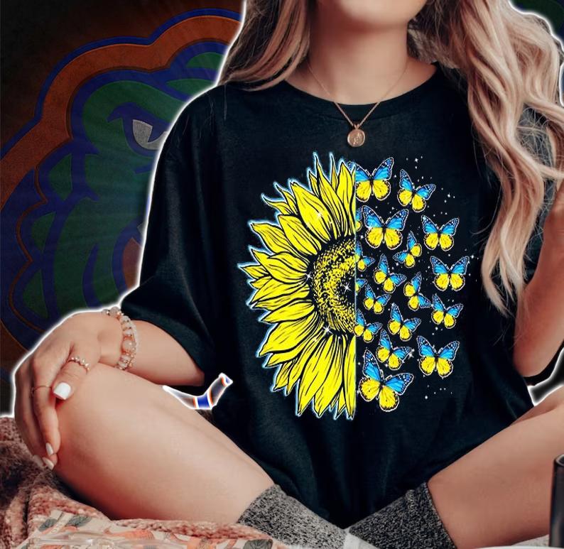 Ukraine Shirt Ukraine Sunflower Ukrainian Flag Sunflower T-Shirt woman shirt