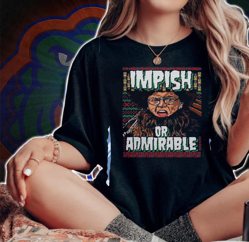 Belsnickel Impish Admirable Ugly Christmas Sweater.Jpg t-shirt woman shirt
