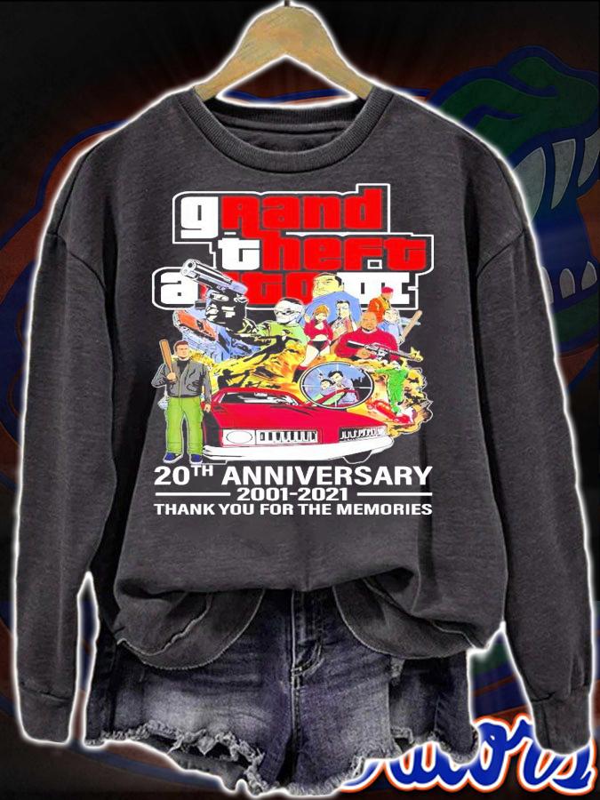 Grand Theft Auto III 20th anniversary 2001-2021 shirt sweatshirt