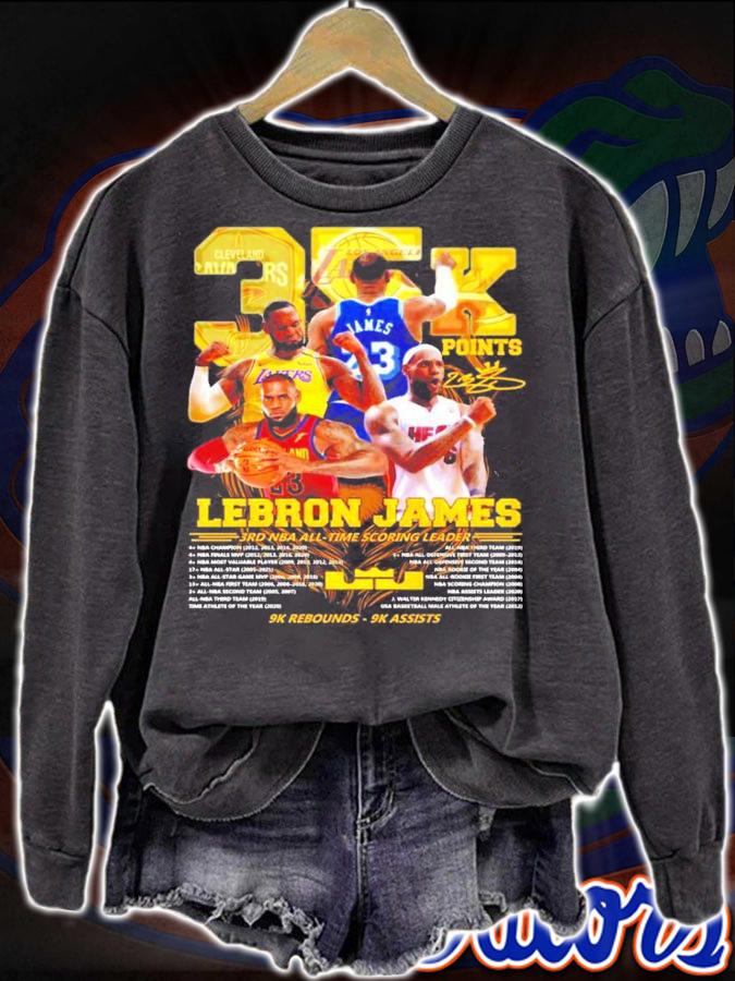 Lebron James 3RD NBA all-time scoring leader shirt