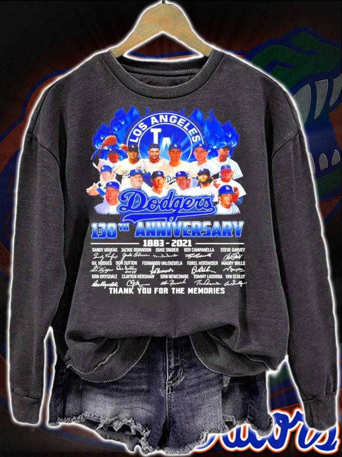 Los Angeles Dodgers 138th anniversary 1883-2021 shirt