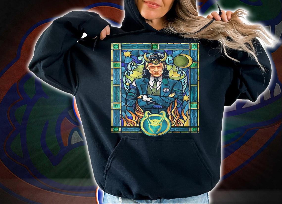 Marvel Studios Loki Stained Glass Loki T-shirt hoodie
