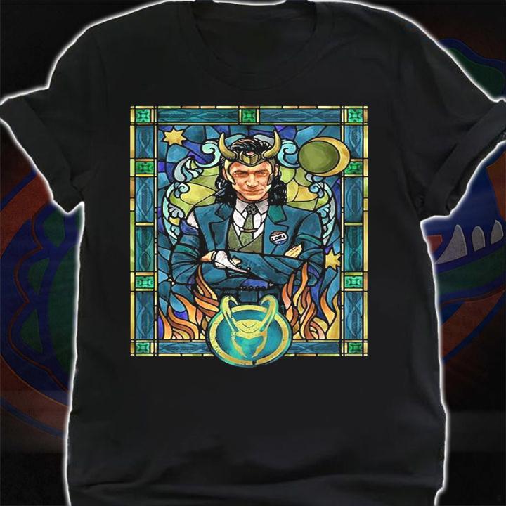 Marvel Studios Loki Stained Glass Loki T-shirt shirt
