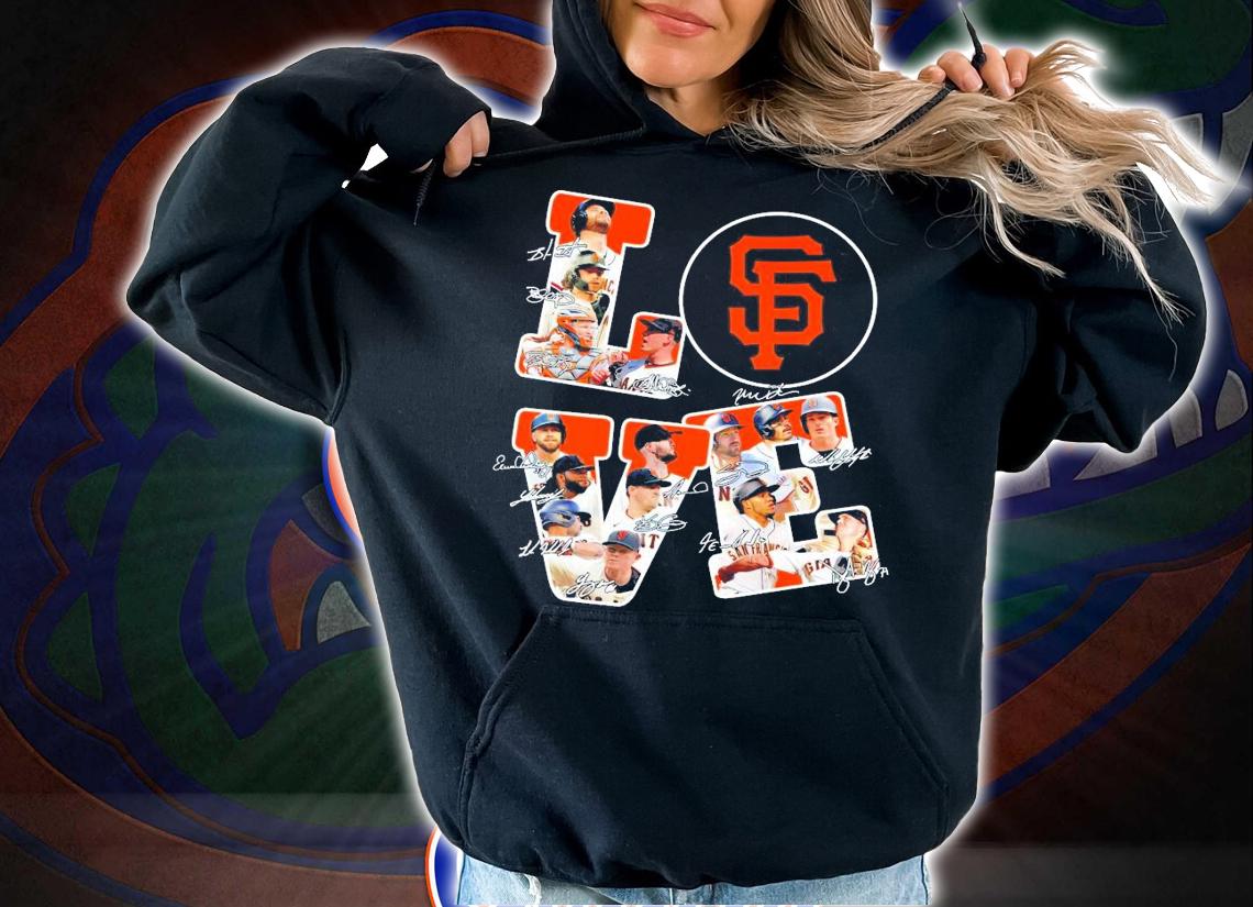 San Francisco Giants Love signatures shirt