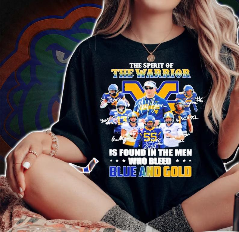 The Spirit Of The Warrior Is Found In The Men Who Bleed Blue And Gold Shirt