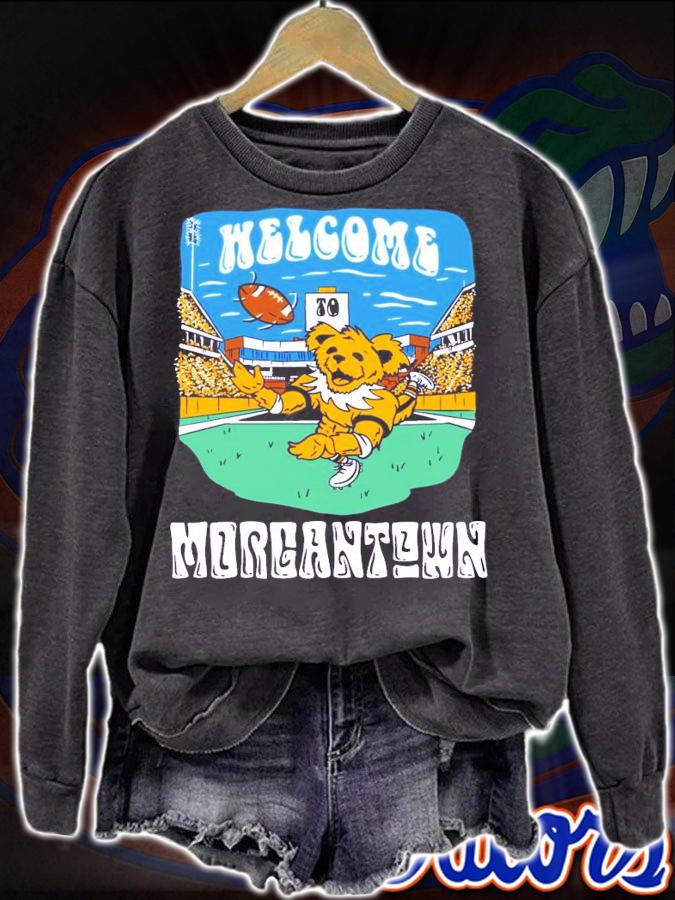 Welcome to Morgantown football shirt sweatshirt