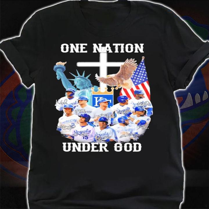 Kansas City Royal one nation under god signatures shirt shirt