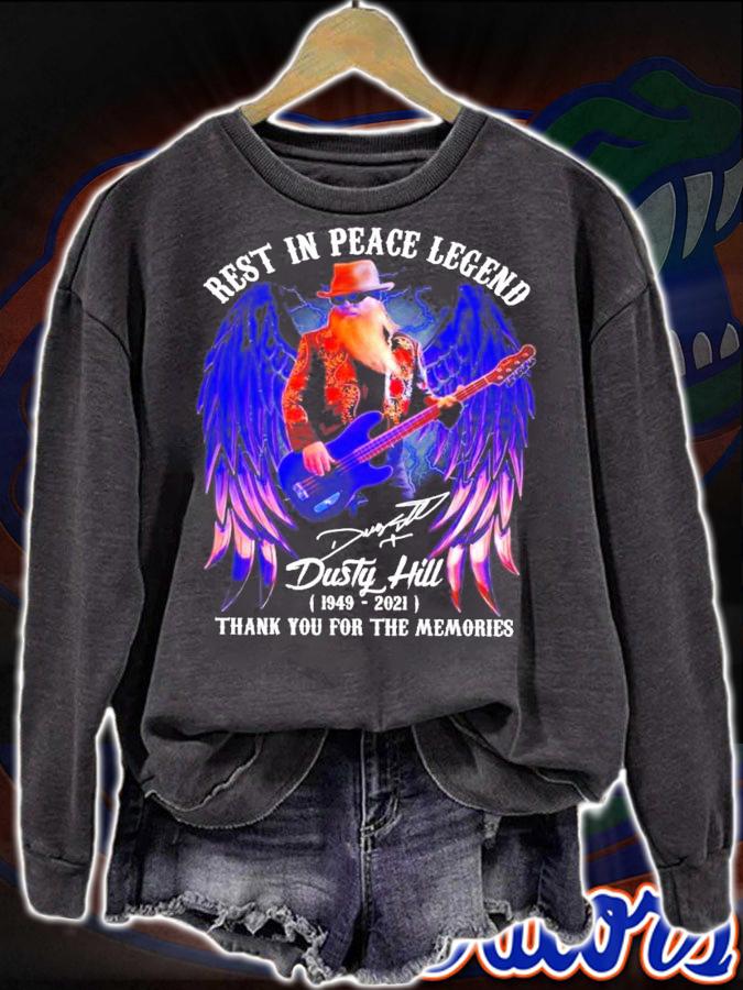 Rest in peace legend Dusty Hill 1949-2021 signature shirt