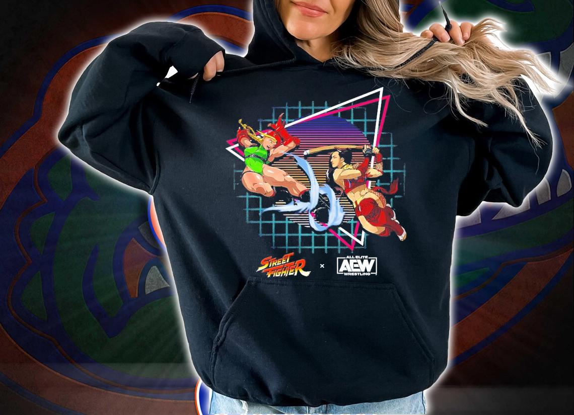 Shida Vs Cammy Street Fighter shirt