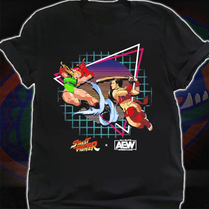Shida Vs Cammy Street Fighter shirt