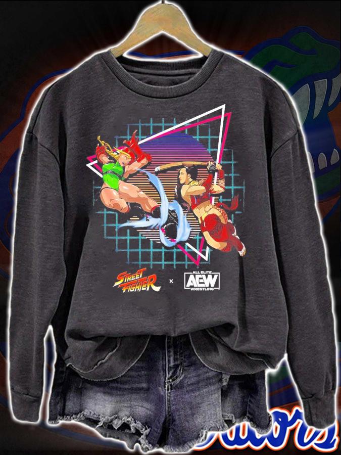 Shida Vs Cammy Street Fighter shirt