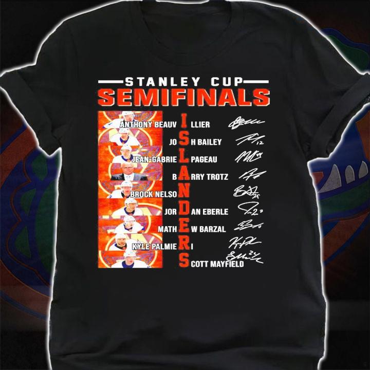 Stanley Cup Semifinals Islanders signatures shirt shirt